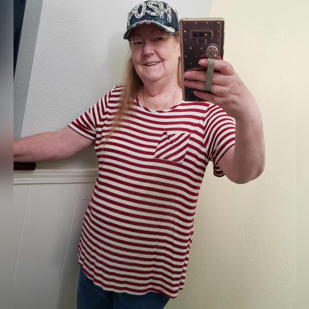 Striped Top 2X